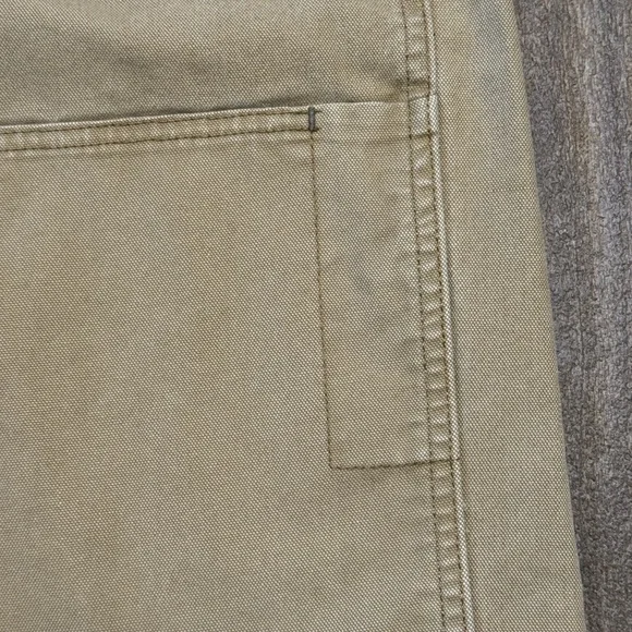 Rei Cooperative Men’s Pants Reinforced Knees Khaki Size 32x32 Actual (32x31) - Picture 5 of 11